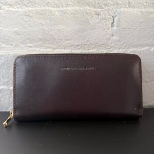 Portland Leather Goods Accordion Wallet in Cognac